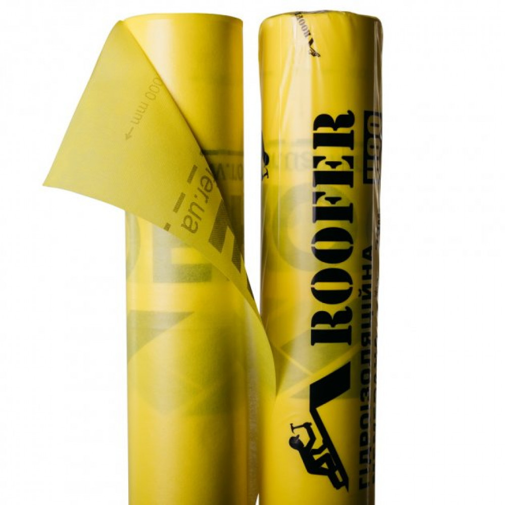 Мембрана гидроизоляционная Roofer 80 г/м.кв. (70 или 35 м.кв)