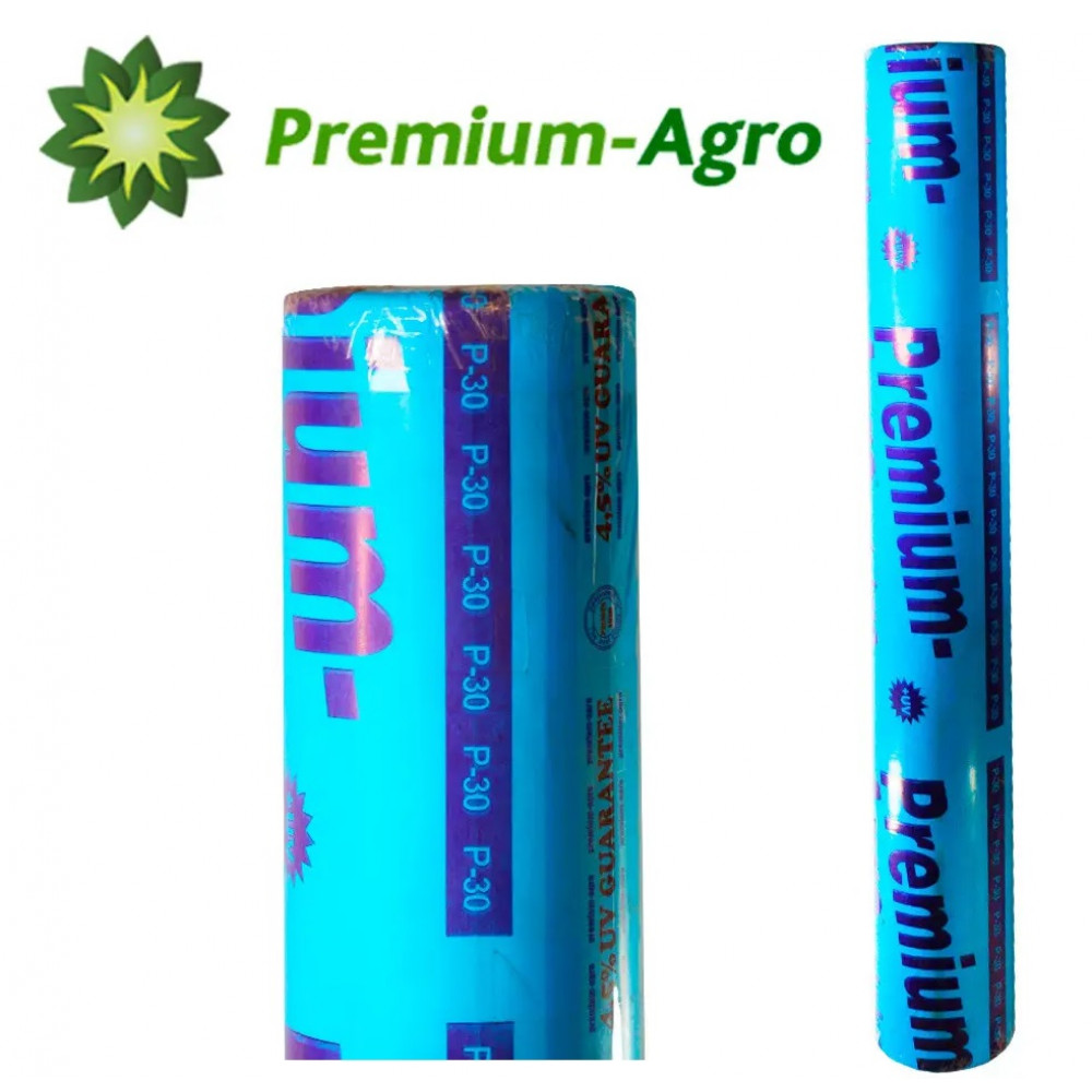 Агроволокно PREMIUM-AGRO 30g/м²/ 1,6*100м, Спанборд, белое