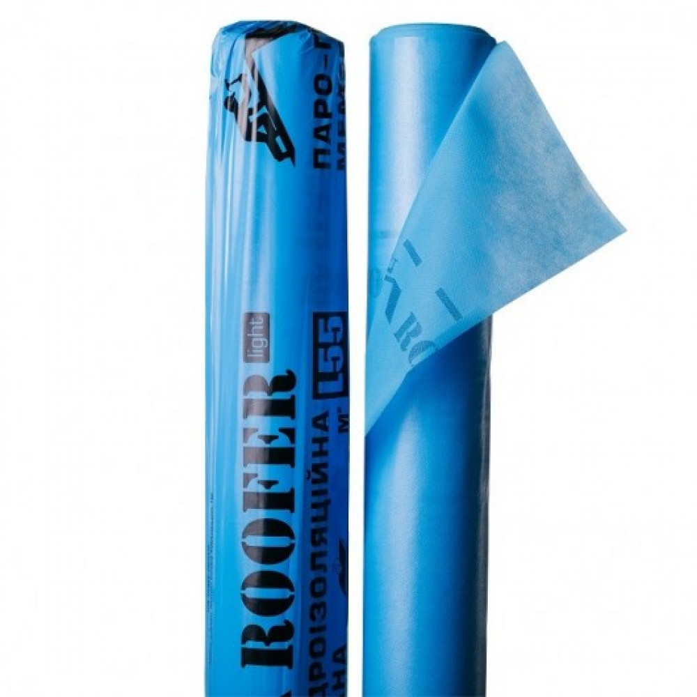 Мембрана паро-гидроизоляционная Roofer 55 г./м.кв (70 м.кв)