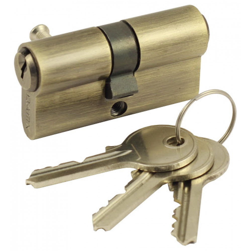 Цилиндровый механизм R600/70 mm (30+10+30) AB бронза 5 кл.