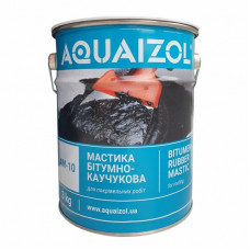 Мастика битумно-каучуковая АМ-10 Aquaizol, 3 кг