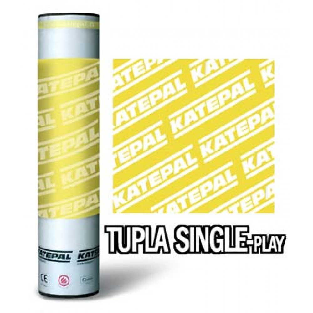 Покрівельний матеріал Katepal - Tupla single-ply (Катепал Тупла сингл-плай), Одношарове, фінішне покриття