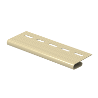 Завершающая планка Ю-пласт для Сайдинга Кофе с молоком