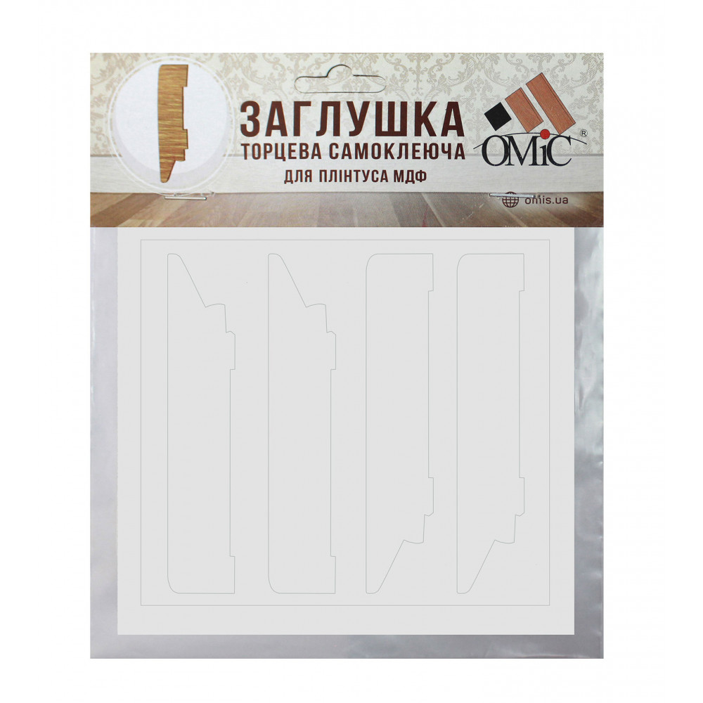 Плинтус ОМиС МДФ 80*10*2200мм Белый матовый