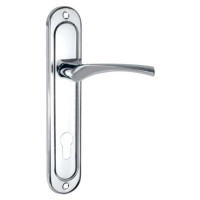 Ручка на планці HANDLE90.CRONA.18-85 CP 8x8x140mm