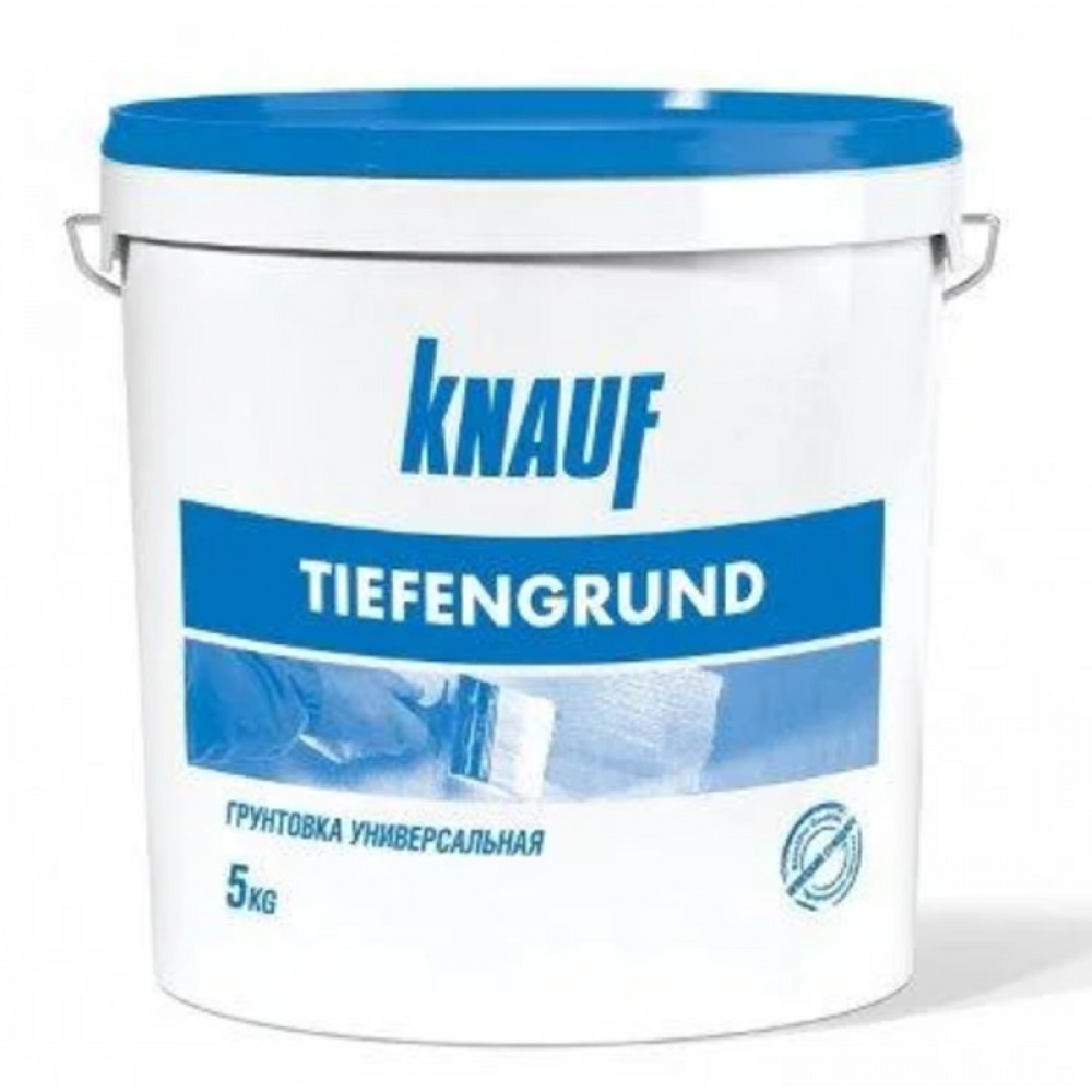 Грунтовка Knauf Tiefengrund прозрачная, 5 кг