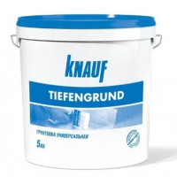Грунтовка Knauf Tiefengrund прозрачная, 5 кг