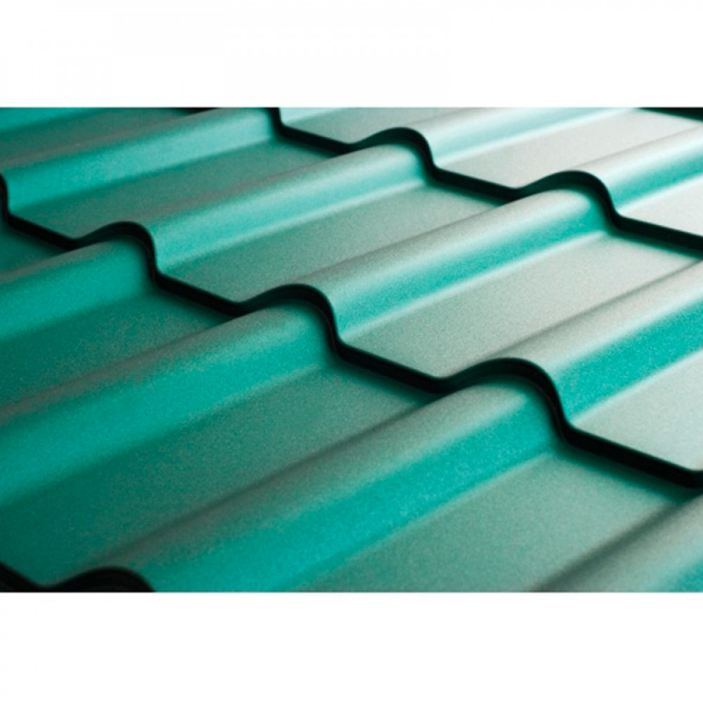Металлочерепица Tile Retro (Тайл Ретро) матполиэстер RAL 6005