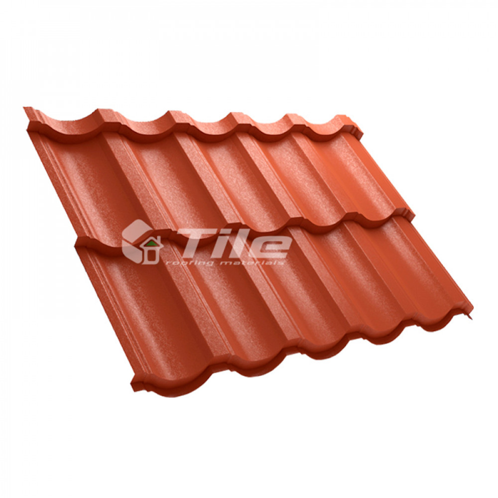 Металлочерепица Tile Modern (Тайл Модерн) модульная RAL 8004