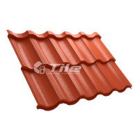 Металлочерепица Tile Modern (Тайл Модерн) модульная RAL 8004