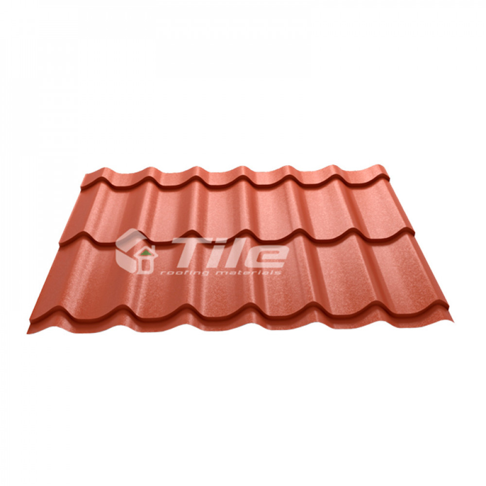 Металлочерепица Tile Classic (Тайл Классик) RAL 8004