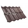 Металлочерепица Tile Modern (Тайл Модерн) модульная RAL 8017