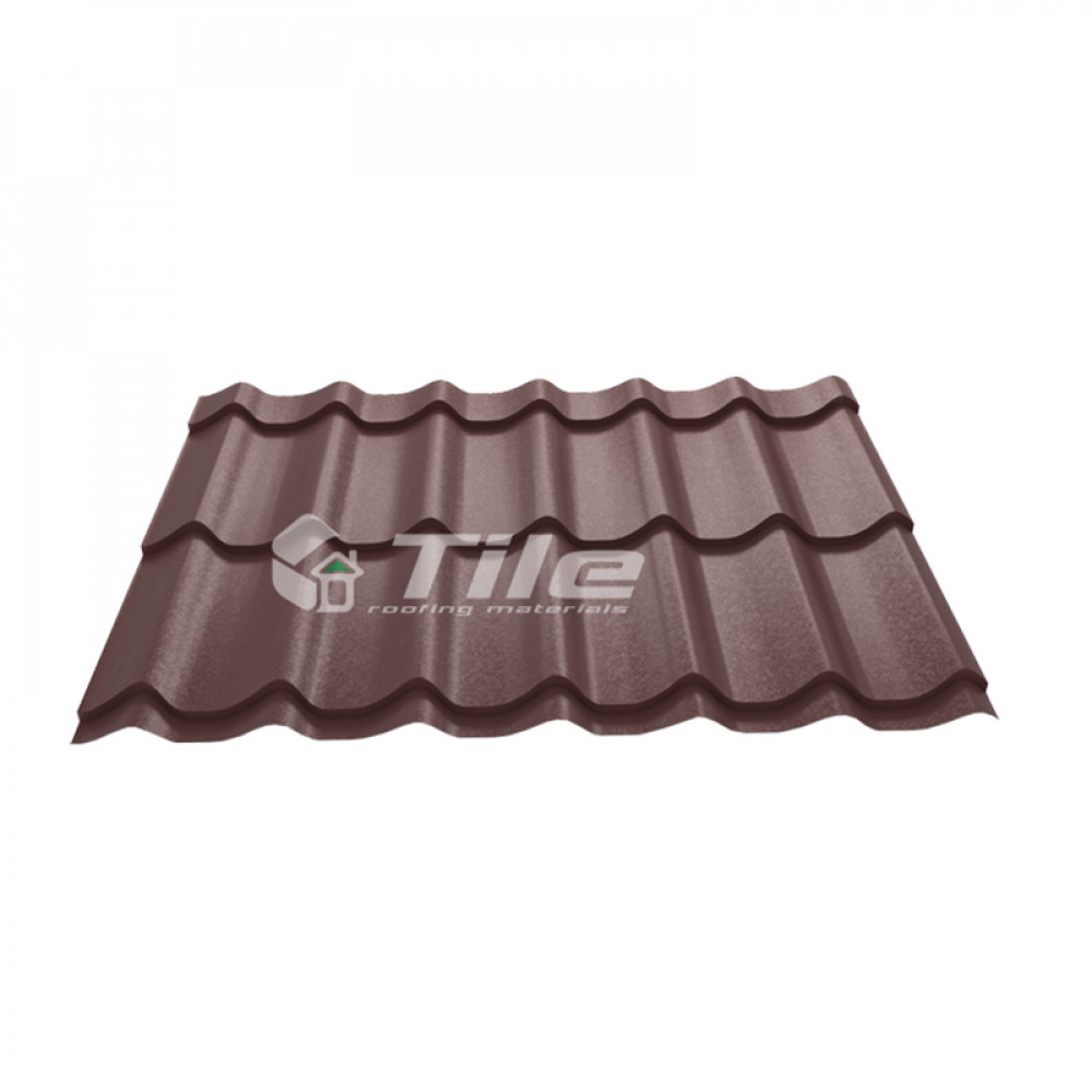 Металлочерепица Tile Classic (Тайл Классик) RAL 8017