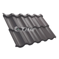 Металлочерепица Tile Modern (Тайл Модерн) модульная RAL 8019