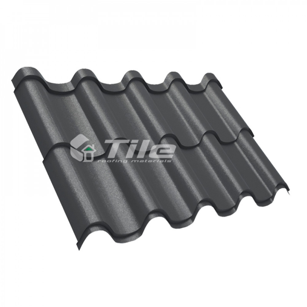Металлочерепица Tile Premium (Тайл Премиум) RAL 9005