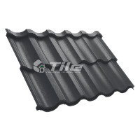 Металлочерепица Tile Modern (Тайл Модерн) модульная RAL 9005