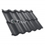 Металлочерепица Tile Modern (Тайл Модерн) модульная RAL 9005