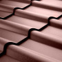 Металлочерепица Tile Retro (Тайл Ретро) матполиэстер RAL 8017