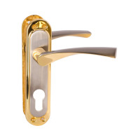 Дверна ручка CORONA STL kYale 62 mm SN/GP